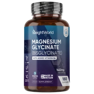 Magnesium Glycinate 100 mg + Vitamin B6 pro diety