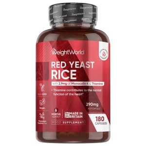 Red Yeast Rice 290 mg with Coenzyme Q10 pro diety