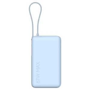Xiaomi 67W Power Bank 10000 (Integrated Cable) Ice Blue за хранителни режими