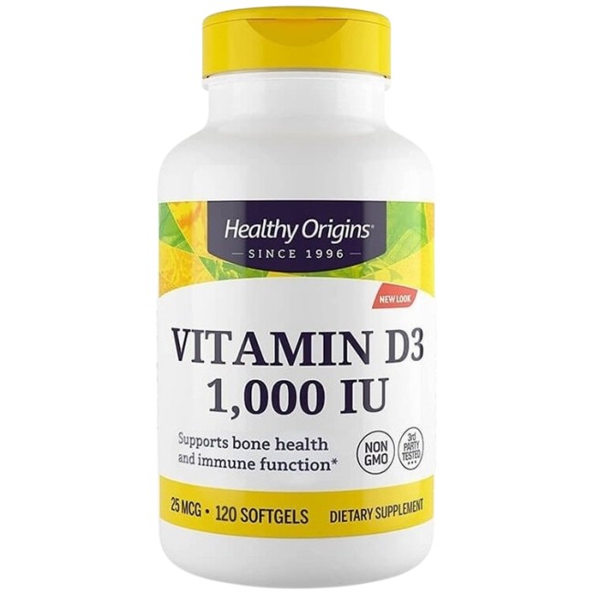 Healthy Origins Vitamin D3 1000 IU