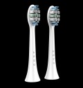 AENO Replacement toothbrush heads, White, Dupont bristles, 2pcs in set (for ADB0003/ADB0005 and ADB0004/ADB0006) за хранителни режими