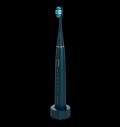 Wireless Tooth Brush, Navy Blue, 3 Brush Heads, 1400mAh, Function: Soft, Clean, Massage, White, Sweep за хранителни режими