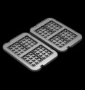 AENO Electric grill AEG0001/AEG0005 Waffle plate,  Non-stick coating, size: 290*234mm, 2 pcs in set за хранителни режими