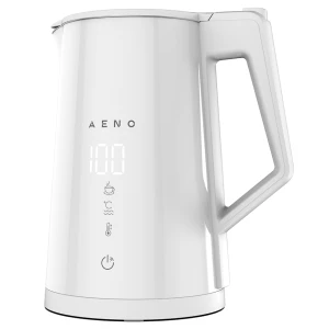 AENO Electric Kettle EK8S Smart: 1850-2200W, 1.7L, Strix, Double-walls, Temperature Control, Keep warm Function, Control via Wi-Fi, LED-display, Non-heating body, Auto Power Off, Dry tank Protection за хранителни режими