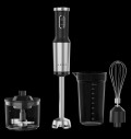 AENO HB4B Hand Blender Set, 1200W, Tiger Teeth Cutter, Whisk, Black за хранителни режими