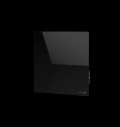AENO Premium Eco Smart Quadro Wall Heater, 500W, 50x50 cm., Tempered glass, Infrared+convection heating type, LED display Plug type: Europe (E/F type), BLACK, , Made in Poland за хранителни режими