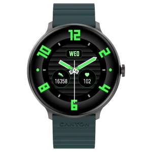 CANYON smart watch Jacky SW-69 Green Orange за хранителни режими