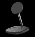 CANYON wireless charger WCS-205 15W Qi2 2in1 Black за хранителни режими