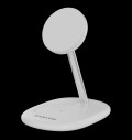CANYON wireless charger WCS-205 15W Qi2 2in1 White за хранителни режими