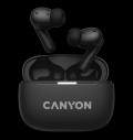 CANYON headset OnGo TWS-10 ANC+ENC Black за хранителни режими