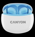 CANYON headset TWS-5 Blue за хранителни режими
