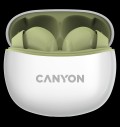 CANYON headset TWS-5 Green за хранителни режими