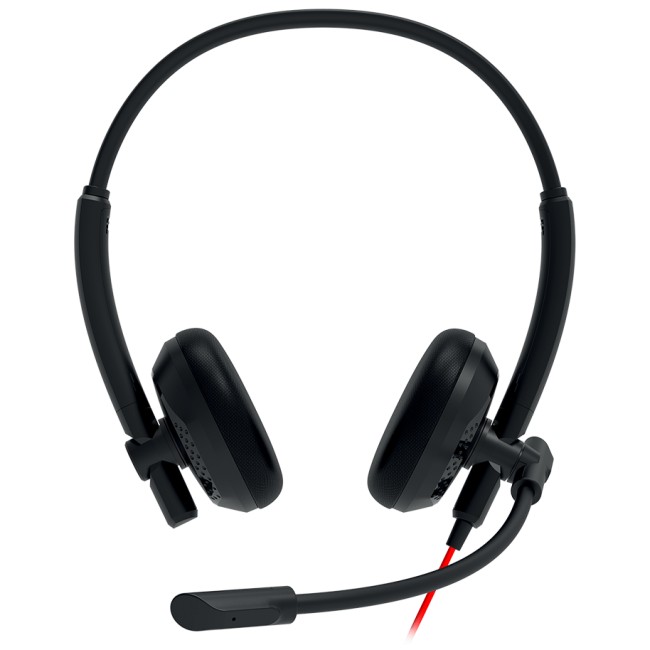 CANYON PC headset HS-07 PC Mic 3.5/USB Flat 2.8m Black от Canyon