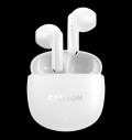 CANYON TWS headset OnGo 13 Semi-in-ear White за хранителни режими