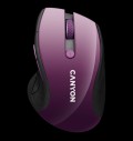 CANYON 2.4Ghz wireless mouse, optical tracking - blue LED за хранителни режими
