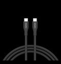 CANYON cable CC60SC10 C-C 60W 1m Silicon Black за хранителни режими