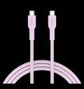 CANYON cable OnWire 60CL C-C 60W COLOR Braided 1m Pink за хранителни режими