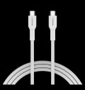 CANYON cable OnWire 60CL C-C 60W COLOR Braided 1m White за хранителни режими