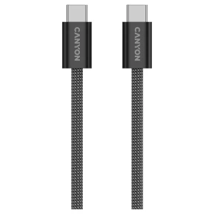 CANYON cable OnWire 60MG C-C 60W Magnet Braided 1m Black за хранителни режими