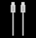 CANYON cable OnWire 60MG C-C 60W Magnet Braided 1m Light Grey за хранителни режими