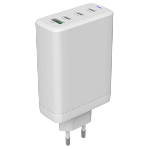 CANYON charger CU140ACC GaN 150W 3xPD 1xQC EU White за хранителни режими