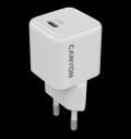 CANYON charger CU20C GaN 20W 1xPD EU White за хранителни режими