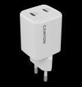 CANYON charger CU35CC GaN 35W 2xPD EU White за хранителни режими
