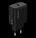 CANYON charger OnCharge 200 20W 1xPD EU Black за хранителни режими