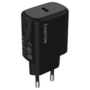 CANYON charger OnCharge 200 20W 1xPD EU Black за хранителни режими