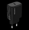 CANYON charger OnCharge 250 25W 1xPD EU Black за хранителни режими