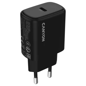 CANYON charger OnCharge 250 25W 1xPD EU Black за хранителни режими