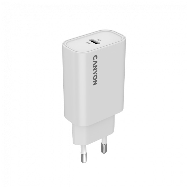 CANYON charger OnCharge 30CL Max Power 30W 1xPD EU White от Canyon