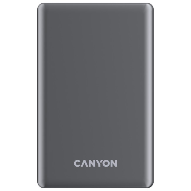 CANYON power bank OnPower 505 slim Magnetic 5000 mAh PD20W Dark Grey от Canyon