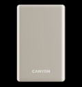 CANYON power bank OnPower 510 slim Magnetic 10000 mAh PD20W Beige за хранителни режими