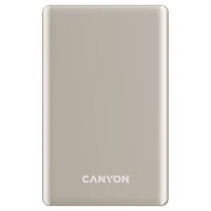 CANYON power bank OnPower 510 slim Magnetic 10000 mAh PD20W Beige за хранителни режими