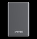 CANYON power bank OnPower 510 slim Magnetic 10000 mAh PD20W Dark Grey за хранителни режими