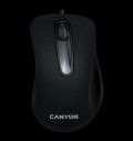 CANYON mouse CM-2 Wired Black за хранителни режими