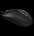 CANYON mouse M-5 Wired Black за хранителни режими