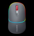 CANYON mouse MW-22 2in1 BT/ Wireless Dark Grey за хранителни режими