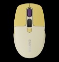 CANYON mouse MW-26 LCD Silent Dual Mode Wireless Yellow за хранителни режими