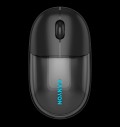CANYON mouse OnClick 24 BT/ Wireless Transparent/Black за хранителни режими