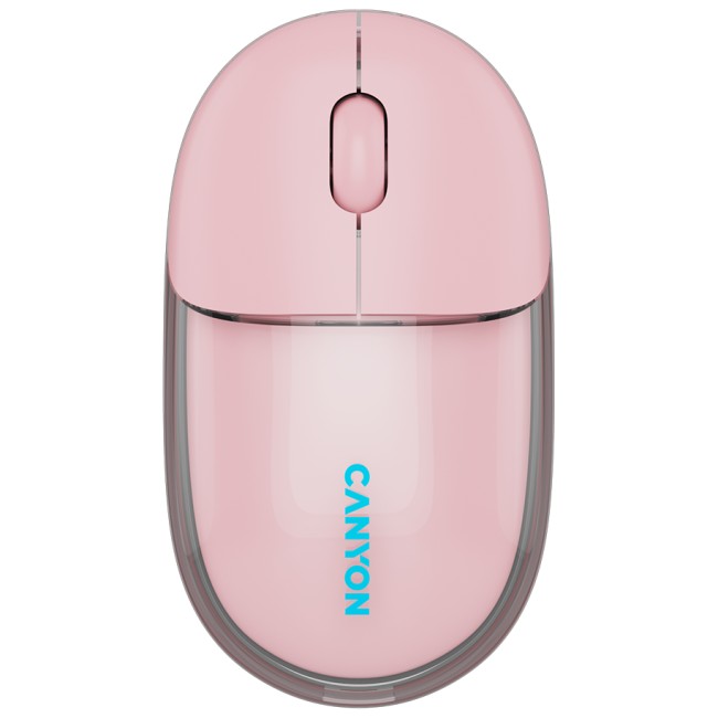 CANYON mouse OnClick 24 BT/ Wireless Transparent/Pink от Canyon