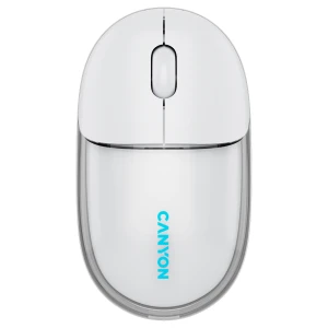 CANYON mouse OnClick 24 BT/ Wireless Transparent/White за хранителни режими