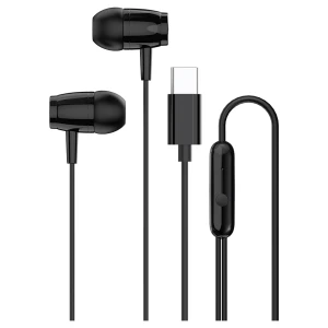CANYON headphones SEP-5 TYPE-C Black за хранителни режими
