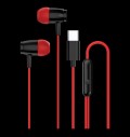 CANYON headphones SEP-5 TYPE-C Red за хранителни режими