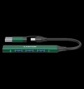 CANYON hub DS-02 4in1 USB-A/C Green за хранителни режими