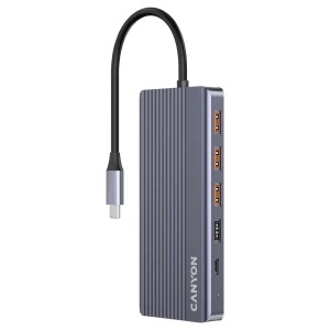 CANYON hub DS-16 13in1 4k USB-C Grey за хранителни режими