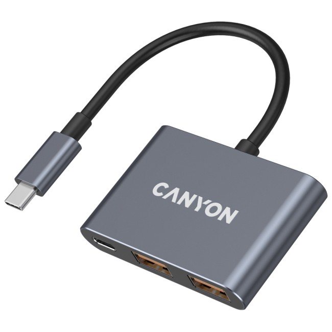 CANYON hub DS-3 3in1 USB-C Dark Grey от Canyon