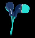 CANYON Stereo Earphones with inline microphone, Green+Blue за хранителни режими