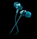 CANYON Stereo earphones with microphone, metallic shell, 1.2M, blue-green за хранителни режими